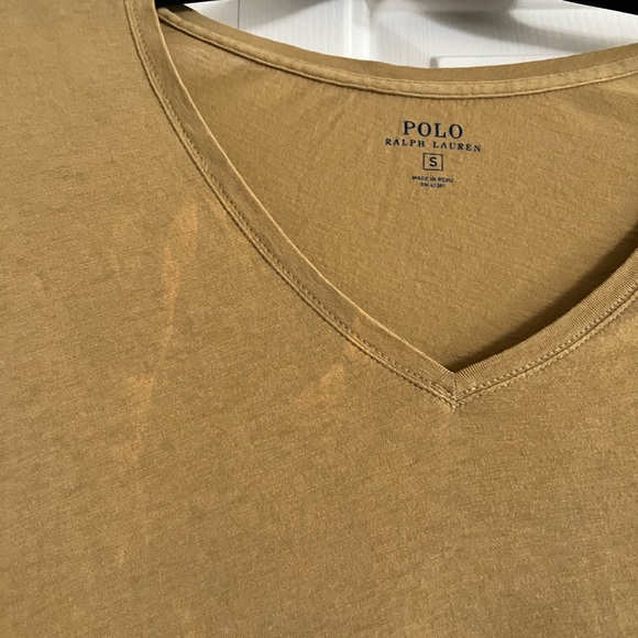 Beige polo Ralph Lauren top. - Picture 3 of 4